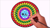 Learn Colors of the Rainbow with candy for kids - Surprisse Eggs and Funny Kids Toys