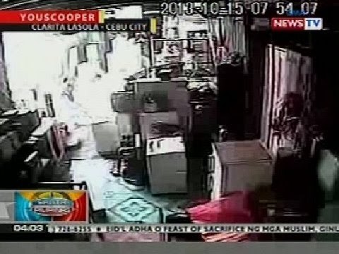 BP: Pagyanig sa isang compound sa Cebu, nakunan sa CCTV