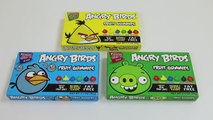Angry Birds Fruit Gummy Candy - Learn Colors with Angry Birds!