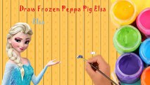 Peppa Pig English Episodes 7 Frozen New Episdoes Peppa Pig Frozen Elsa Mommy Speed Draw