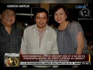 Sandiganbayan Justice Ong at iba pa, pinagpapaliwanag ng SC sa umano'y kaugnayan kay napoles