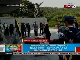 BP: Pangulong Noynoy Aquino, nasa South Korea para sa kanyang state visit