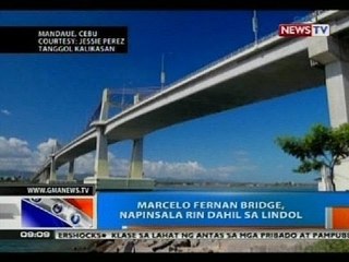 NTG: Marcelo Fernan Bridge, napinsala rin dahil sa lindol