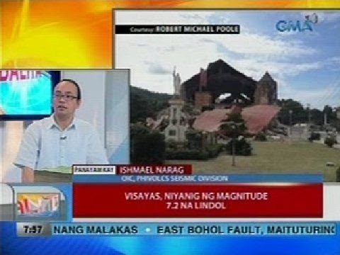 UB: Magnitude 7.2 na lindol na yumanig sa ilang probinsya sa Visayas