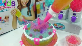 Kidschanel - KidsChanel - How To Make Orbeez Crush BIRTHDAY CAKE Sweet Treats Studio Play Set Water