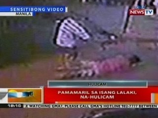 BT: Pamamaril sa isang lalaki sa Manila, na-hulicam