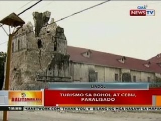 BT: Turismo sa Bohol at Cebu, paralisado