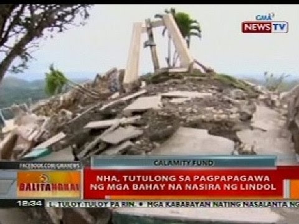 BT: NHA, tutulong sa pagpapagawa ng mga bahay na nasira ng lindol sa Visayas
