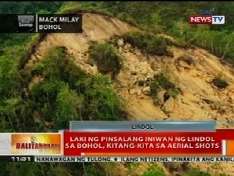 BT: Laki ng pinsalang iniwan ng lindol sa Bohol, kitang-kita sa aerial shots