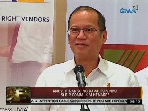 24 Oras: PNoy, itinangging papalitan niya si BIR Commissioner Kim Henares