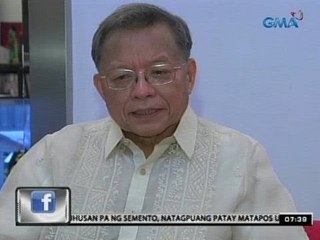 Dating Chief Justice Puno, puspusan ang paghahanda para sa people's initiative vs. pork barrel