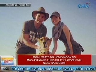 UB:   Mga litrato ng honeymoon ng mag-asawang Chris Tiu at Clarisse Ong, nasa Instagram