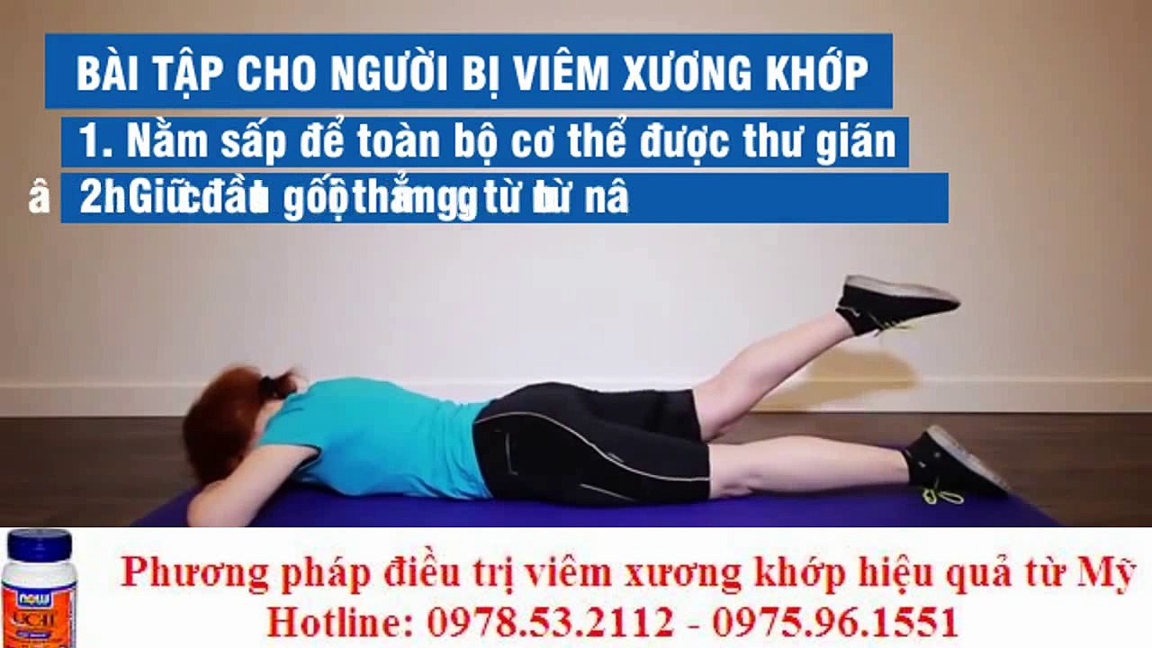 Bài tập cho người bị viêm xương khớp