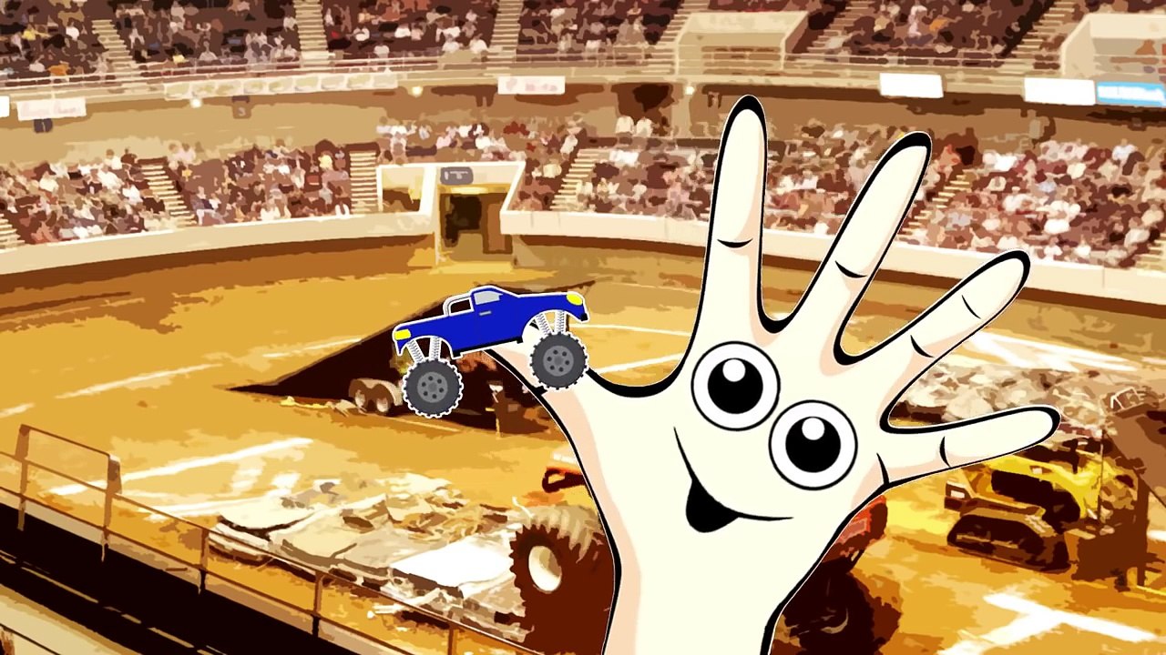 MONSTER TRUCK Finger Family & More! MONSTER TRUCK COLLECTION | Surprise Eggs Learning Video For Kids