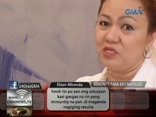 Pagbibigay ng immunity kay Napoles, pinag-iisipan para maisiwalat ang lahat tungkol sa scam