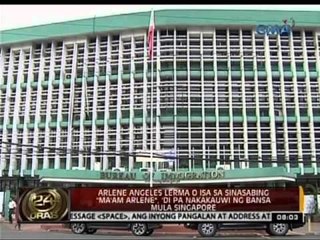 Arlene Angeles Lerma o isa sa Sinasabing "Ma'am Arlene," hindi pa nakakauwi ng bansa mula Singapore