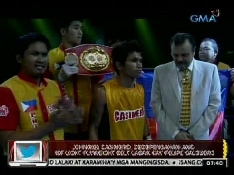 24 Oras: Johnriel Casimero, dedepensahan ang IBF Light Flyweight Belt laban kay Felipe Salguero