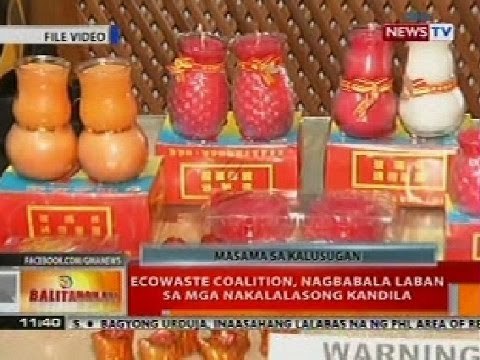 BT: Ecowaste coalition, nagbabala vs mga nakalalasong kandila