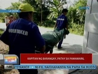UB: Kapitan ng barangay, patay sa pamamaril