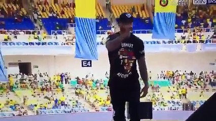 LA PRESTATION DE BOOBA A LA CÉRÈMONIE D'OUVERTURE DE LA CAN 2017