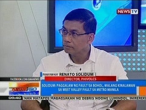 NTG: Fault na naging sanhi ng lindol sa Bohol, natunton ng Phivolcs