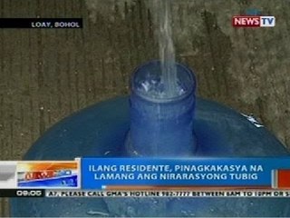 NTG: Ilang residente, pinagkakasya na lamang ang nirarasyong tubig