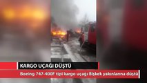 Türk kargo uçağı Bişkek’te düştü