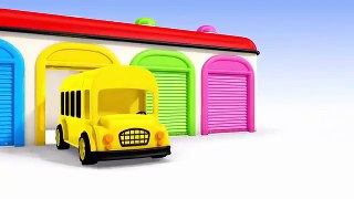 Colors for Children to Learn with Color Bus Toy - Colours for Kids to Learn - 3D Learning