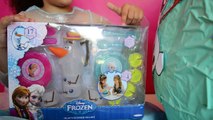 DISNEY FROZEN VIDEOS - ELSA & ANNA TOYS IN GIANT SURPRISE EGG TOYS OPENING