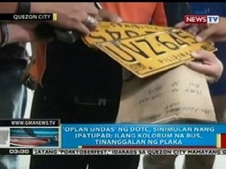BP:  'Oplan Undas' ng DOTC, sinimulan nang ipatupad