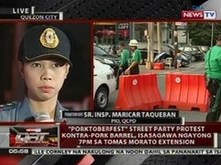QRT: 'Porktoberfest', street party protest vs-pork barrel sa Tomas Morato Ext.
