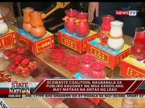 Ecowaste coalition, nagbabala sa publiko kaugnay ng mga kandilang may mataas na antas ng lead