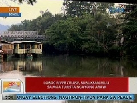 UB: Loboc River Cruise, bubuksan muli sa mga turista ngayong araw