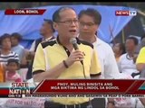 SONA: PNoy, muling binisita ang mga biktima ng lindol sa Bohol