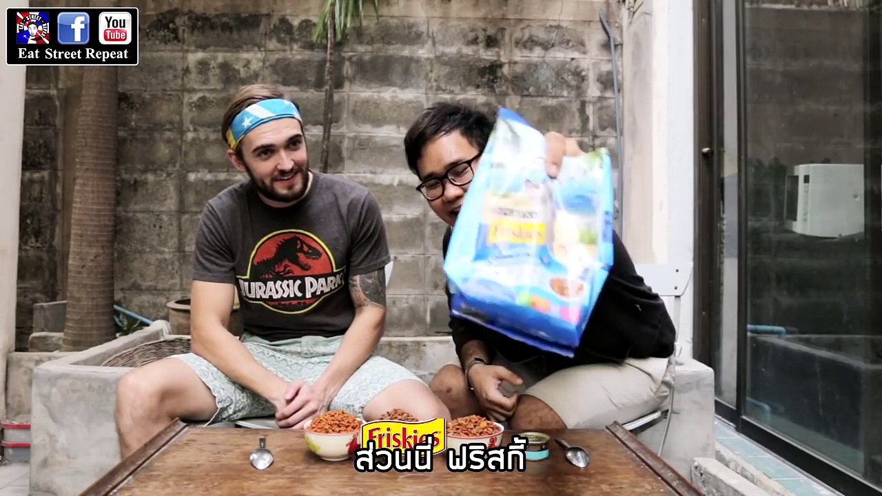 รีวิวอาหารแมวฉบับฝรั่ง!! TRY CAT FOOD !! ••EAT IT ALL EP.2 ••