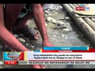 BP: Mga mangingisda, nagmimina na lang ng ginto sa Abra River