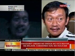 BT: Paggamit umano ng droga ng Vice Mayor ng Milaor, Camarines Sur, na-hulicam