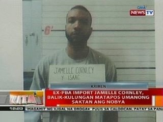 BT: Ex-PBA import Jamelle Cornley, balik-kulungan matapos umanong saktan ang nobya