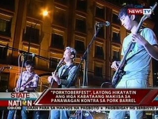 SONA : 'Porktoberfest', layong hikayatin ang mga kabataang makiisa sa panawagan vs-pork barrel