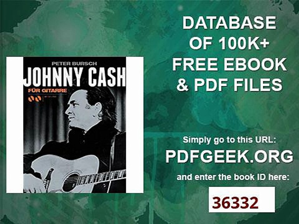 Johnny Cash für Gitarre. Ein Lehr- und Spielbuch (mit CD & DVD)