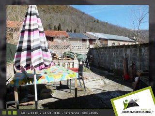 Maison A vendre Saurat 153m2 - 92 000 Euros