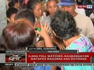 QRT: Ilang poll watcher sa Manila, nagbangayan  nang magsara ang botohan