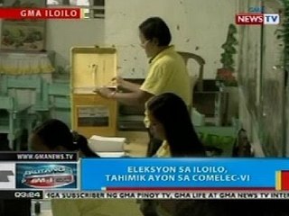 BP: COMELEC-VI: Eleksyon sa Iloilo, tahimik