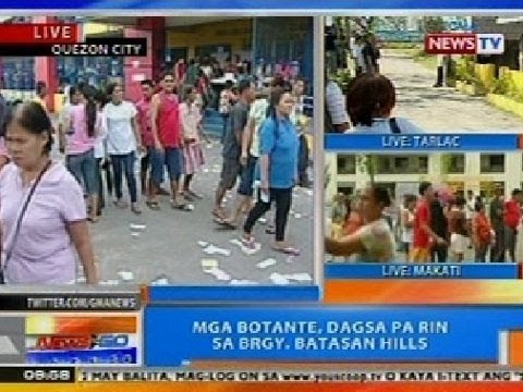 NTG: Mga botante, dagsa pa rin sa Brgy. Batasan Hills, QC