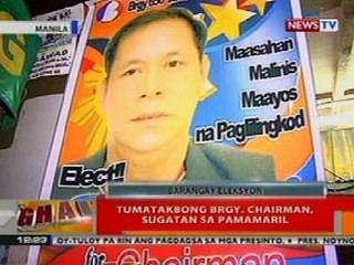 BT: Tumatakbong brgy. chairman sa Manila, sugatan sa pamamaril