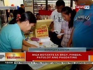 BT: Mga botante sa Brgy. Pineda, Pasig, patuloy ang pagdating