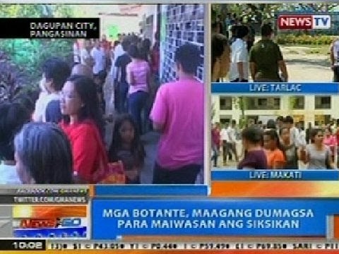 NTG: Mga botante sa Dagupan City, maagang dumagsa para maiwasan ang siksikan