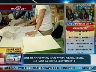 UB: Board of election inspectors sa Makati City, naghahanda na para sa eleksyon