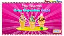 Ice Cream Cone Cupcakes Girl Game | How to Make Ice Cream Cone Cake | BIRTHDAY CAKE ICE CREAM