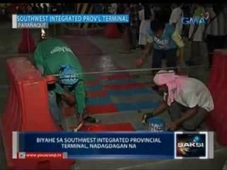 Saksi: Bilang ng mga pasahero sa Araneta Center Bus Terminal, normal sa ngayon